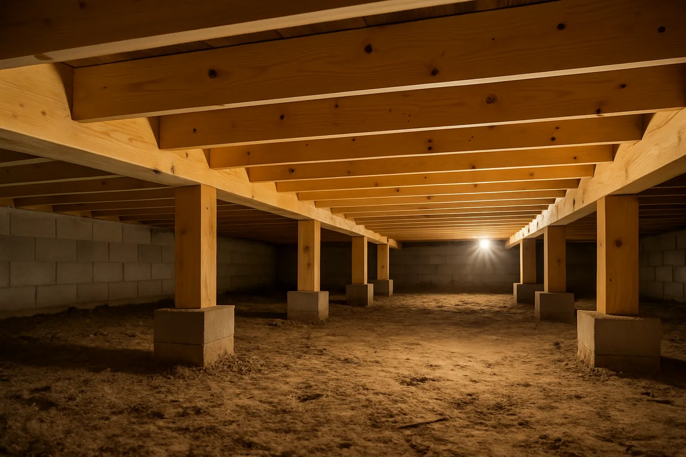 Containment sheeting and sealed vapor barrier during a Tennessee valley mold removal job